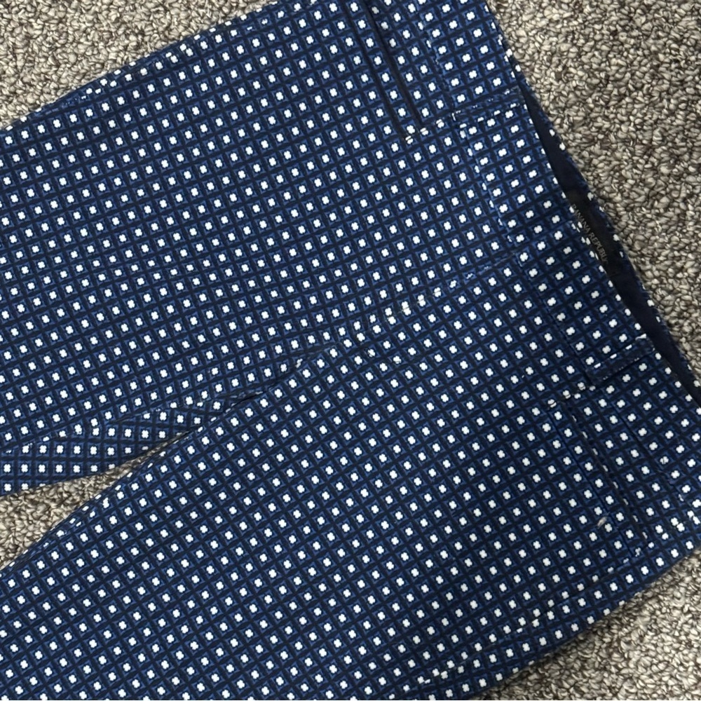 Banana republic SLOAN-FIT BLUE PRINT SLIM ANKLE PANT ❤️ - Picture 7 of 10